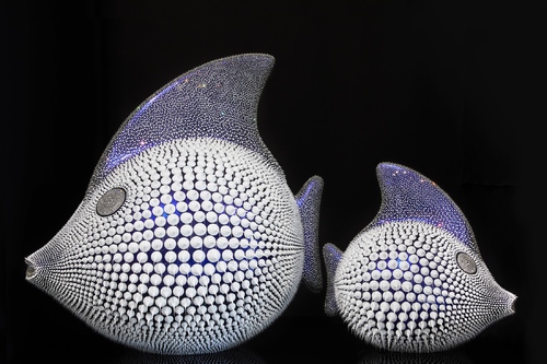Poisson Lune Bleu Cameleon, 2020 - (80 cm)