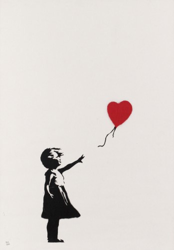 Girl with balloon, 2004 (unsigned)
