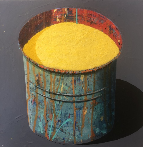 Pot - jaune soleil