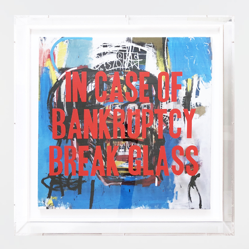 In Case of Bankruptcy - Basquiat Skull