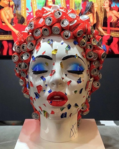 Explosed Can Sculpture