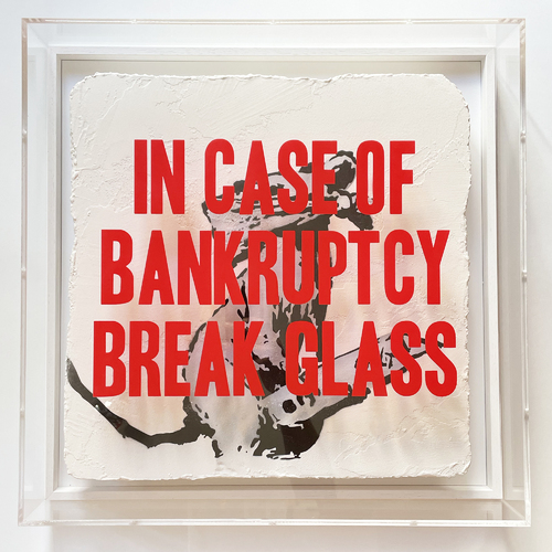 In Case of Bankruptcy - "Pompidou Rat Cutter", 2021