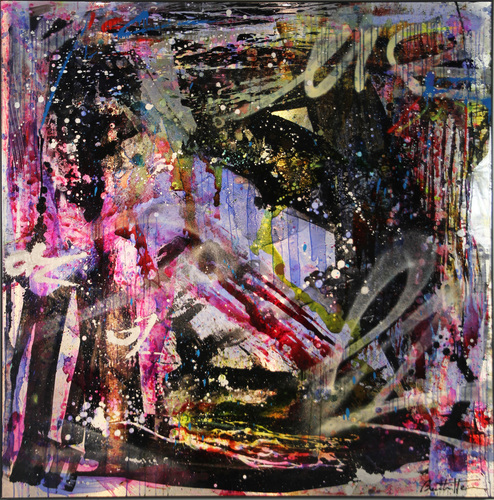 Abstract purple pink