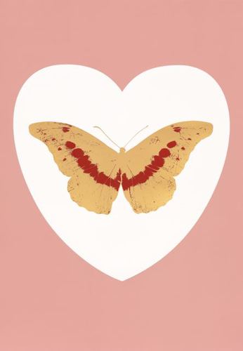 I love you - White, Pink, Cool Gold, Poppy Red, 2015