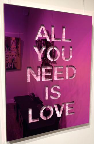 All you need is love - Inox Pink
