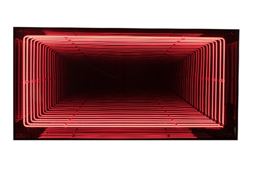 Néon rectangle : rouge