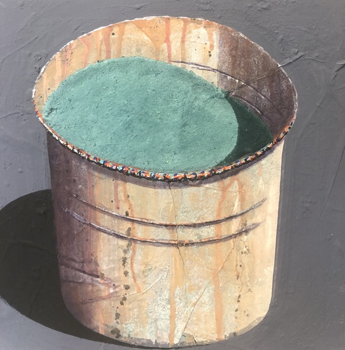 Pot - vert gris