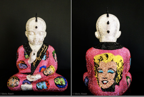 Punkbuddha large "MARYLIN IN HOT PINK I" feat. Warhol, 2019