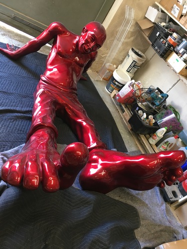 Big Foot Medium - Red resin